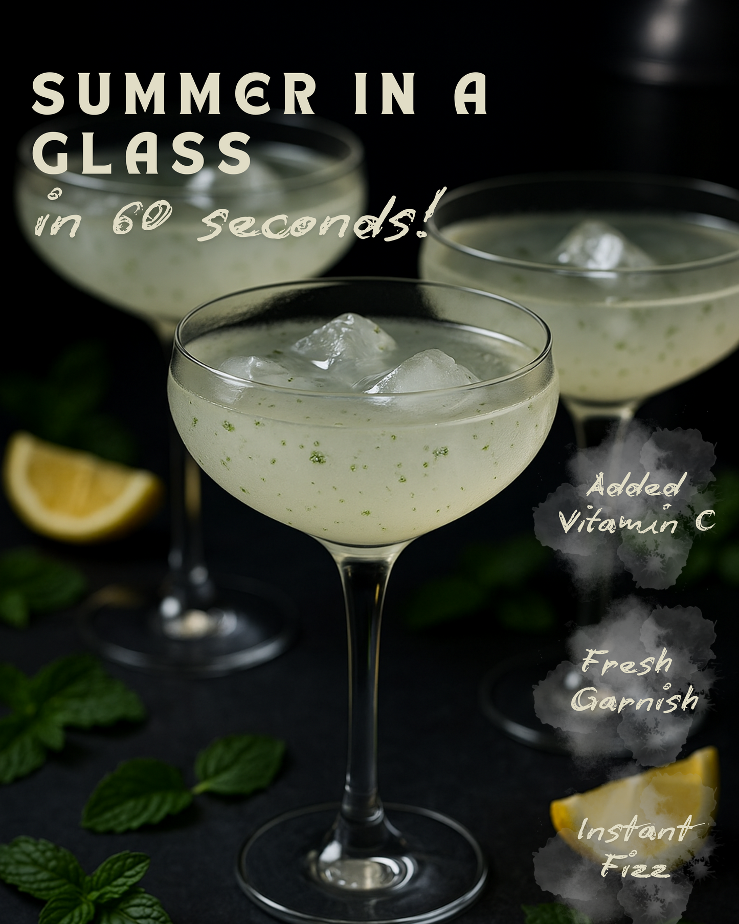 Mint to be Lime! | Zesty Lemon & Fresh Mint Cocktail Bomb | INR 75 | Starting pack of 4